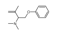 N,N,3-trimethyl-1-phenoxybut-3-en-2-amine Structure