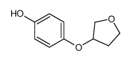 4-(tetrahydrofuran-3-yloxy)phenol Structure