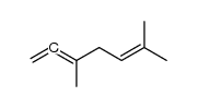 3,6-dimethylhepta-1,2,5-triene结构式
