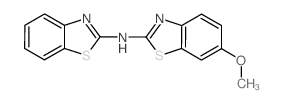 2-Benzothiazolamine, N-2-benzothiazolyl-6-methoxy- (en) Structure