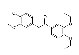 1-(3,4-diethoxyphenyl)-2-(3,4-dimethoxyphenyl)ethanone Structure