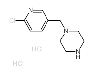 1-[(6-chloro-3-pyridinyl)methyl]piperazine(SALTDATA: 2HCl) Structure