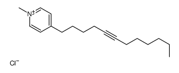 4-dodec-5-ynyl-1-methylpyridin-1-ium,chloride Structure