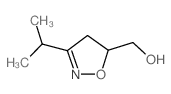 (3-异丙基-4,5-二氢异噁唑-5-基)甲醇结构式