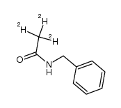 N-benzyl-[C-2H3]acetamide结构式