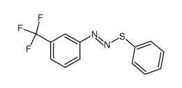 1-(phenylthio)-2-(3-(trifluoromethyl)phenyl)diazene结构式