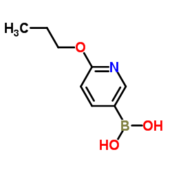 2-Propoxypyridine-5-boronic acid Structure