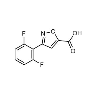 3-(2,6-Difluorophenyl)-1,2-oxazole-5-carboxylic acid Structure