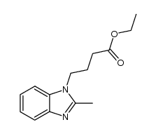 methyl 2-(2-methyl-1H-benzimidazol-1-yl)acetate Structure