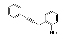 2-(3-phenyl-2-propynyl) aniline Structure