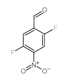 2,5-Difluoro-4-nitrobenzenecarbaldehyde结构式