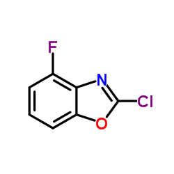 2-Chloro-4-fluoro-1,3-benzoxazole Structure