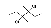3,4-dichloro-3,4-dimethyl-hexane Structure