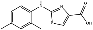 2-[(2,4-Dimethylphenyl)amino]-1,3-thiazole-4-carboxylic acid Structure