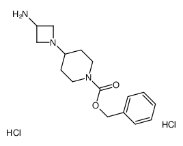 (1-CBZ-哌啶-4-基-氮杂啶-3-基)-胺双盐酸盐结构式