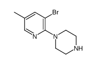 1-(3-Bromo-5-methylpyridin-2-yl)piperazine picture