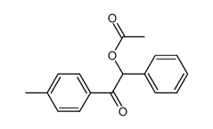 2-oxo-1-phenyl-2-(p-tolyl)ethyl acetate Structure