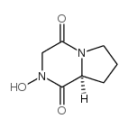 (S)-(9CI)-六氢-2-羟基吡咯并[1,2-a]吡嗪-1,4-二酮结构式
