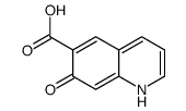 7-Hydroxyquinoline-6-carboxylic acid结构式