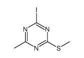 2-iodo-4-methyl-6-(methylthio)-1,3,5-triazine Structure