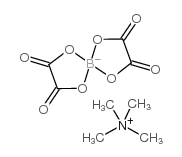 tetramethylammonium bis(oxalato(2-o,o))-borate Structure