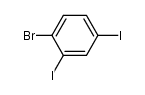 1-溴-2,4-二碘苯结构式