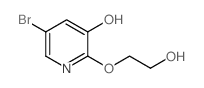 5-溴-2-(2-羟基乙氧基)吡啶-3-醇结构式