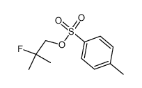 Toluene-4-sulfonic acid 2-fluoro-2-methyl-propyl ester结构式