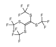 1,1,2,2-tetrakis(trifluoromethylsulfanyl)ethene结构式