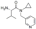 (S)-2-AMino-N-cyclopropyl-3-Methyl-N-pyridin-3-ylMethyl-butyraMide结构式