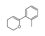 6-(2-methylphenyl)-3,4-dihydro-2H-pyran结构式