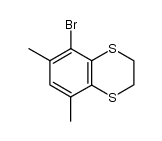 5-bromo-6,8-dimethyl-2,3-dihydrobenzo[b][1,4]dithiine Structure