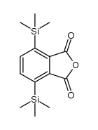 4,7-bis(trimethylsilyl)isobenzofuran-1,3-dione Structure