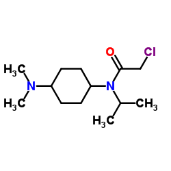 2-Chloro-N-[4-(dimethylamino)cyclohexyl]-N-isopropylacetamide结构式