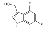 (4,6-difluoro-2H-indazol-3-yl)methanol结构式