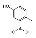 5-Hydroxy-2-Methylphenylboronic acid Structure