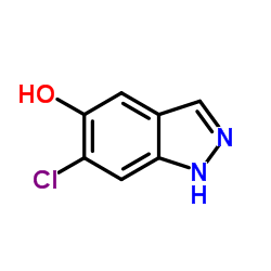 6-Chloro-1H-indazol-5-ol structure