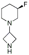 (R)-1-(Azetidin-3-yl)-3-fluoropiperidine图片