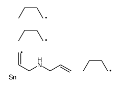 N-prop-2-enyl-3-tributylstannylprop-2-en-1-amine结构式