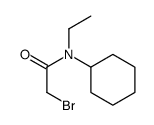 2-bromo-N-cyclohexyl-N-ethylacetamide结构式