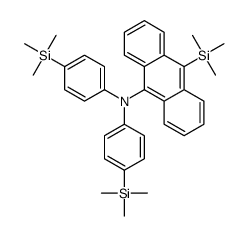 10-trimethylsilyl-N,N-bis(4-trimethylsilylphenyl)anthracen-9-amine结构式