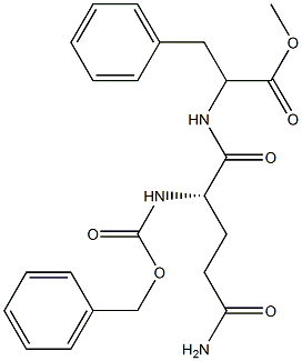 2-((S)-5-AMino-2-(((benzyloxy)carbonyl)aMino)-5-oxopentanaMido)-3-phenylpropanoic Acid Methyl Ester Structure