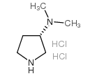 (S)-N,N-DIMETHYLPYRROLIDIN-3-AMINE DIHYDROCHLORIDE Structure