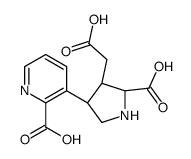 3-[(3S,4S,5S)-5-carboxy-4-(carboxymethyl)pyrrolidin-3-yl]pyridine-2-carboxylic acid结构式