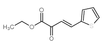 (E)-ETHYL 2-OXO-4-(THIOPHEN-2-YL)BUT-3-ENOATE结构式