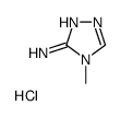4-Methyl-4H-1,2,4-triazol-3-amine hydrochloride Structure