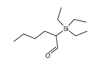 2-(triethylsilyl)hexanal Structure