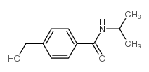 N-isopropyl-4-hydroxymethylbenzamide结构式