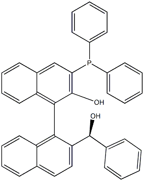 (R)-2-Hydroxy-3-(diphenylphosphino)-2’-[(S)-hydroxy(phenyl)methyl]-[1,1’-binaphthalene] picture