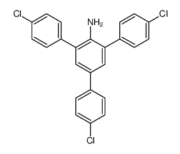 2,4,6-tris(4-chlorophenyl)aniline Structure